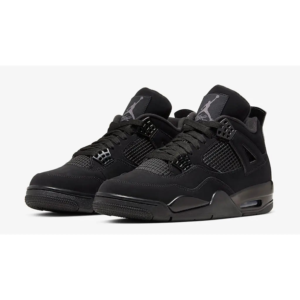 Air Jordan 4 Black Cat – Sleek All-Black Classic Silhouette