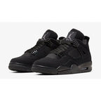 Air Jordan 4 Black Cat – Sleek All-Black Classic Silhouette