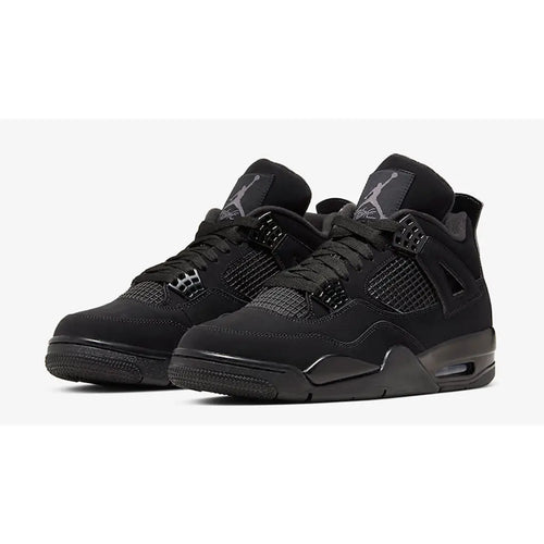 Air Jordan 4 Black Cat – Sleek All-Black Classic Silhouette