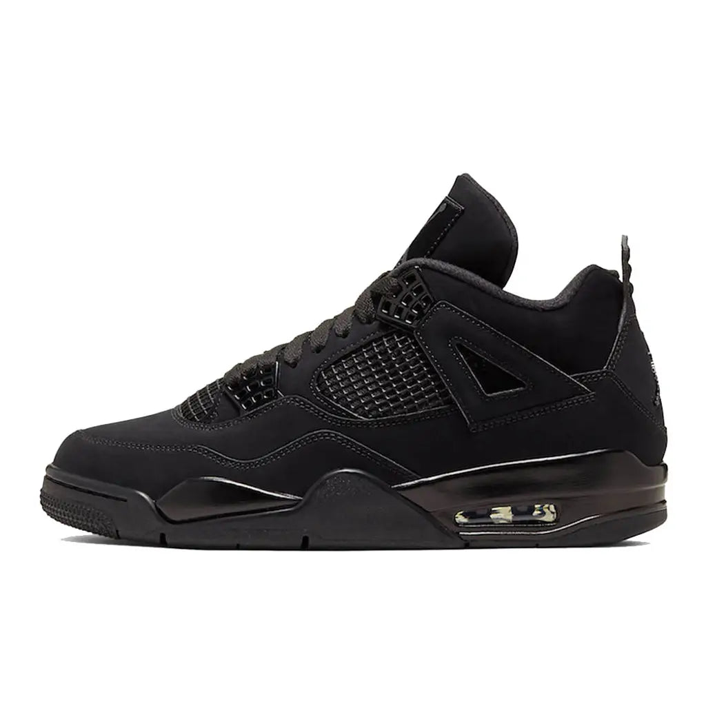 Air Jordan 4 Black Cat – Sleek All-Black Classic Silhouette