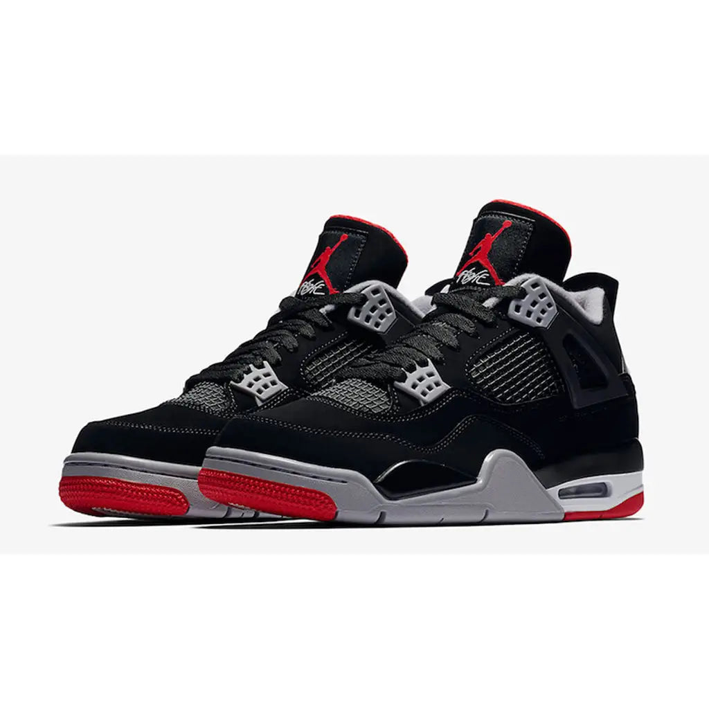 Air Jordan 4 Bred – Iconic Black and Red Colourway