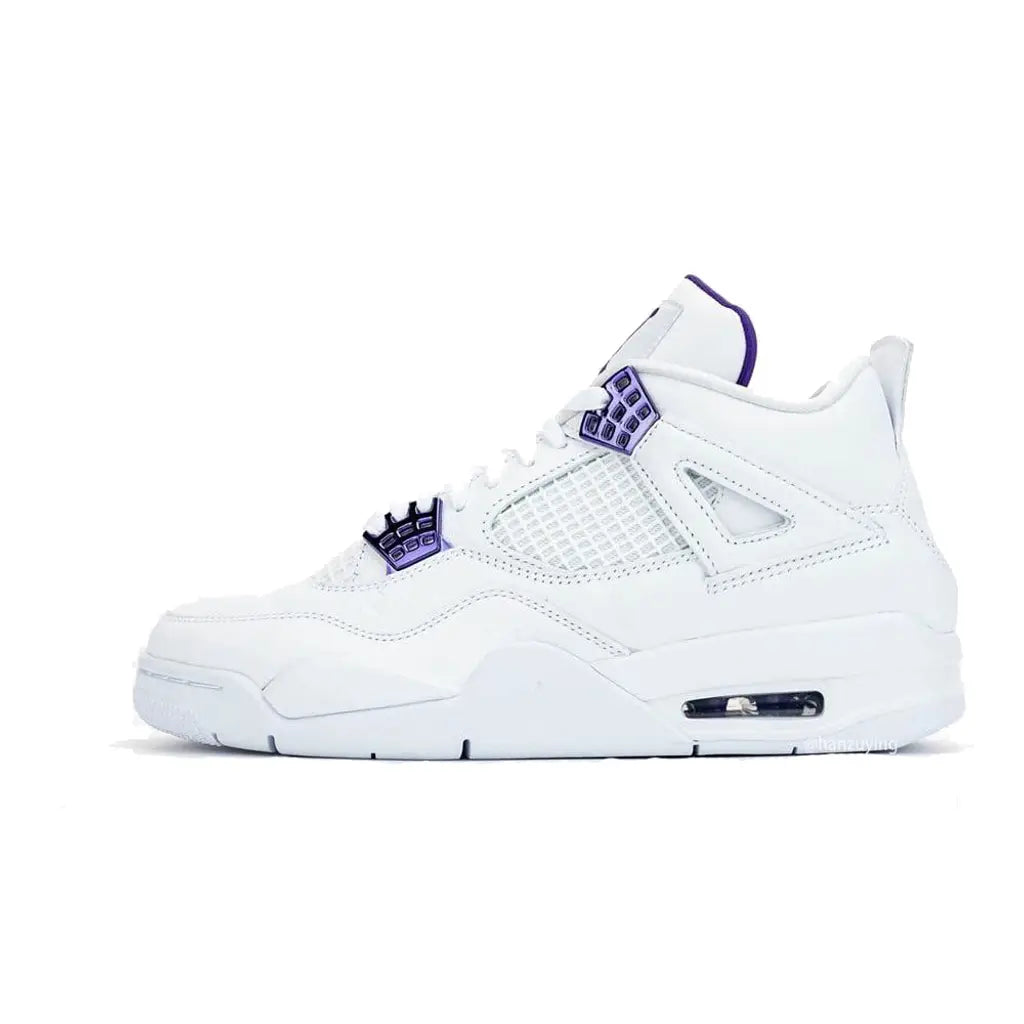 Air Jordan 4 Retro Metallic Purple – Iconic Silhouette with Vibrant Purple Accents