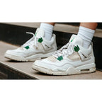Air Jordan 4 Retro Metallic Green – Classic Silhouette with Bold Green Accents