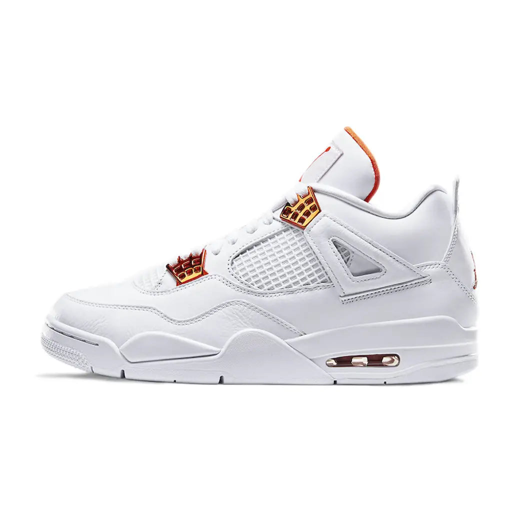 Air Jordan 4 Retro Metallic Orange – Bold Silhouette with Vibrant Orange Accents