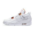 Air Jordan 4 Retro Metallic Orange – Bold Silhouette with Vibrant Orange Accents
