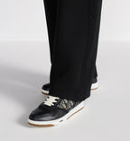 Dior B27 Uptown Low-Top Sneakers – Black Calfskin & Dior Oblique Jacquard