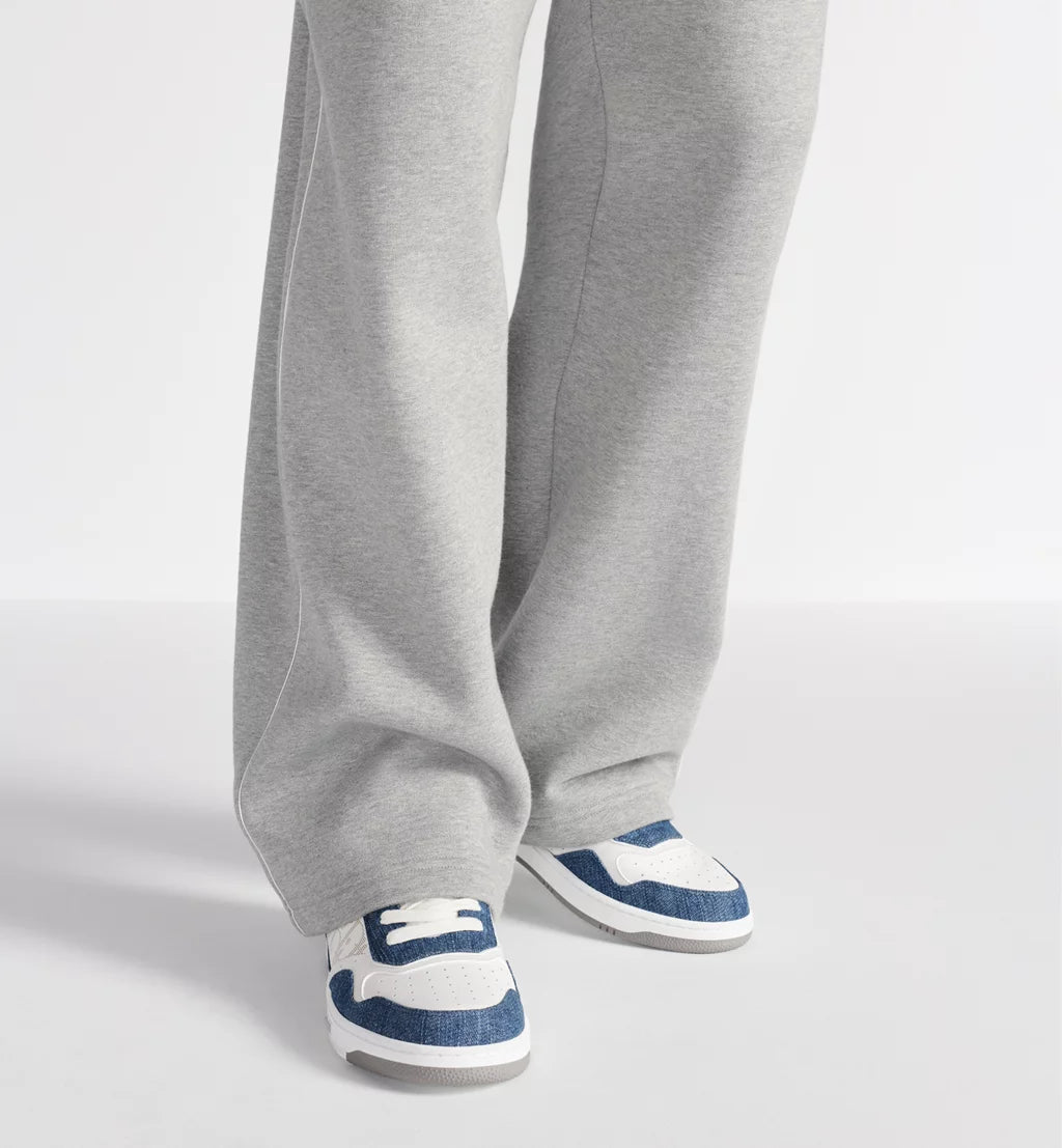 Dior B27 Low ‘Dior Oblique – Blue Denim’ Sneakers – Luxury Designer Trainers