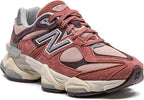 New Balance 9060 ‘Cherry Blossom Pack – Mineral Red / Truffle / Rain Cloud’ Trainers – Suede Mesh Sneakers with ABZORB & SBS Cushioning (U9060TRU)