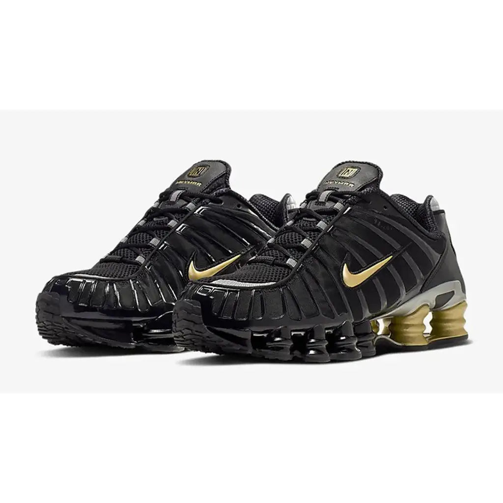 Neymar x Nike Shox TL Black Gold – Black Gold Shox Cushioning Trainer