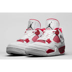Air Jordan 4 Alternate 89 – Bold Retro Silhouette with Black and Red Accents
