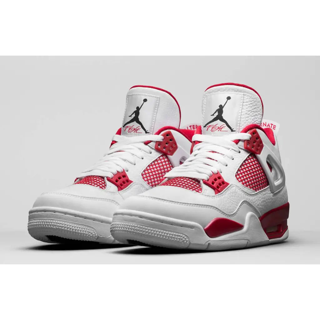 Air Jordan 4 Alternate 89 – Bold Retro Silhouette with Black and Red Accents