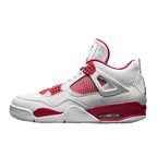 Air Jordan 4 Alternate 89 – Bold Retro Silhouette with Black and Red Accents
