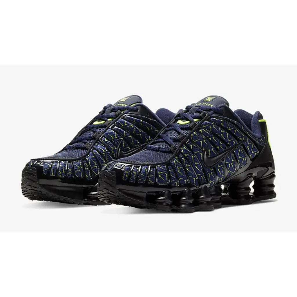 Nike Shox TL Obsidian Volt – Dark Navy with Volt Accents
