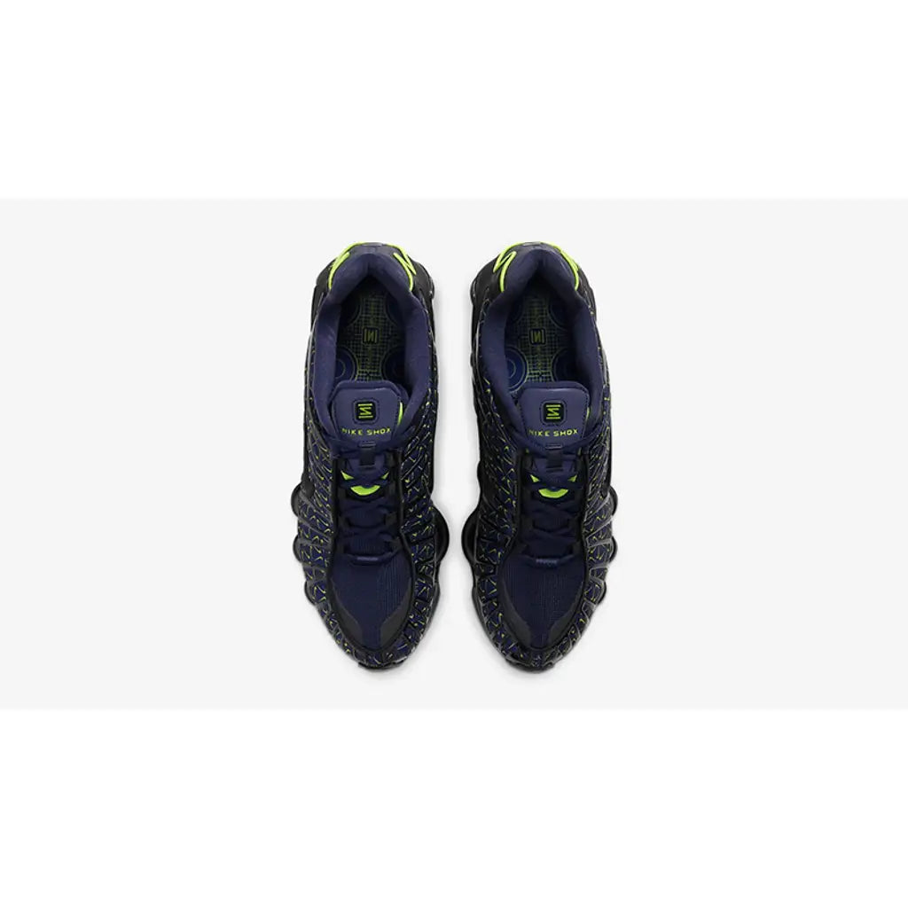Nike Shox TL Obsidian Volt – Dark Navy with Volt Accents
