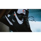 Off-White x Nike Air Force 1 Black – Iconic All-Black Deconstructed Collaboration