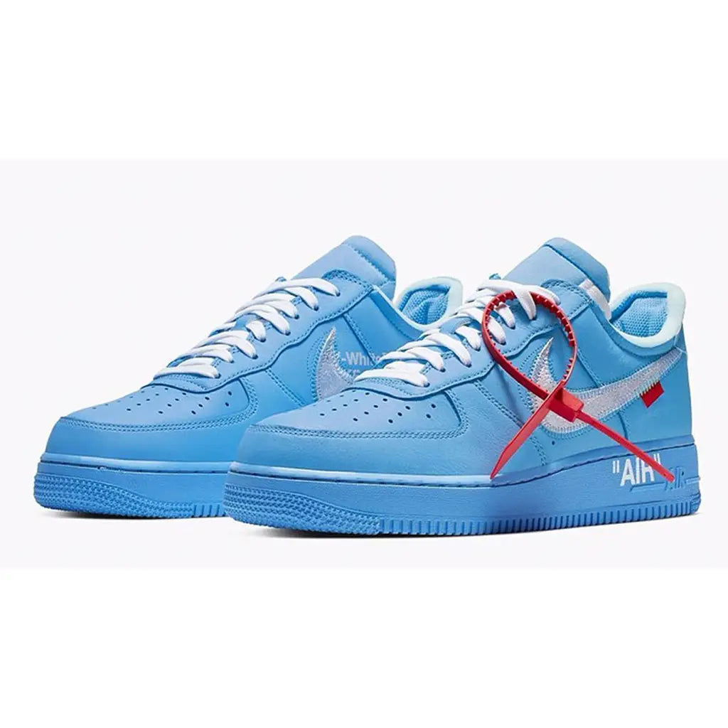 Off-White x Nike Air Force 1 MCA – Iconic Blue Collaboration Sneaker