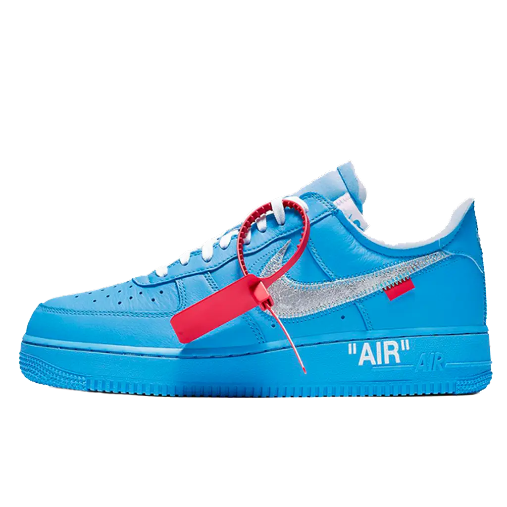 Off-White x Nike Air Force 1 MCA – Iconic Blue Collaboration Sneaker