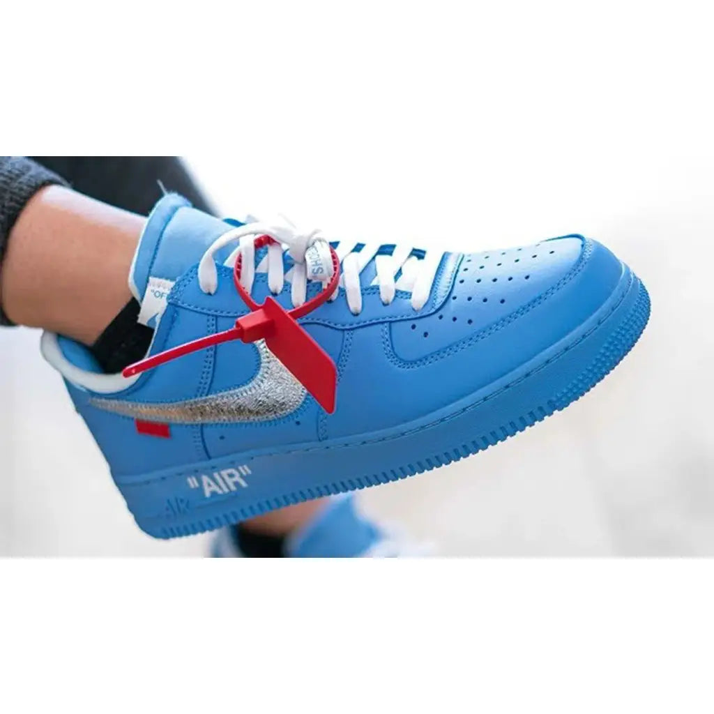Off-White x Nike Air Force 1 MCA – Iconic Blue Collaboration Sneaker