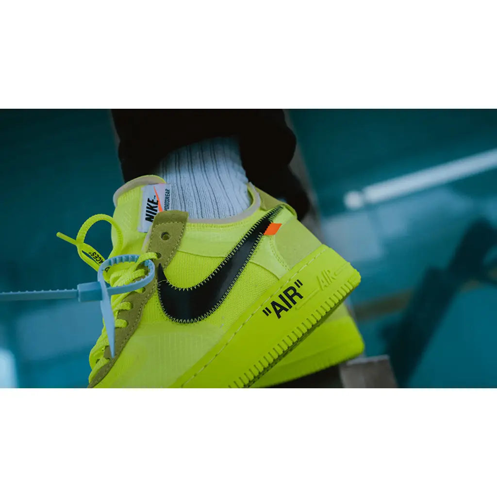 Off-White x Nike Air Force 1 Volt – Bold Neon Deconstructed Collaboration