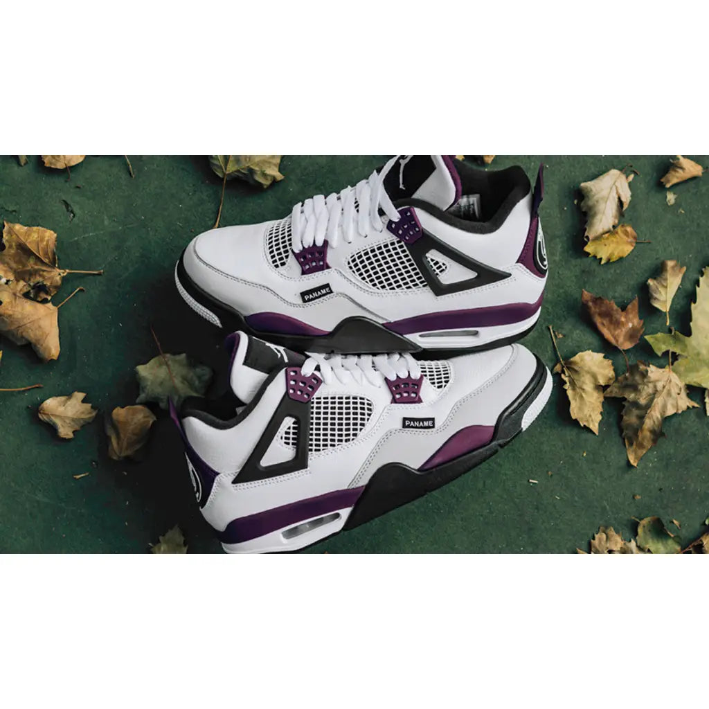 PSG x Air Jordan 4 White Neutral Grey Bordeaux – Premium Collaboration with Signature Style