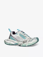 Balenciaga 3XL Mesh & Polyurethane Light Blue White Purple Sneakers | Luxury Trainers UK
