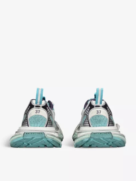Balenciaga 3XL Mesh & Polyurethane Light Blue White Purple Sneakers | Luxury Trainers UK