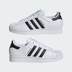 Adidas Superstar II Sneakers – Black & White
