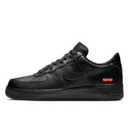 Supreme x Nike Air Force 1 Low Black/Black – Sleek Streetwear Collaboration