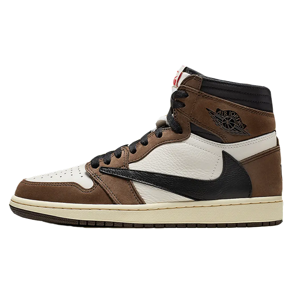 Travis Scott x Air Jordan 1 "Mocha" Backwards Swoosh | Cactus Jack Trainers