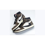 Travis Scott x Air Jordan 1 "Mocha" Backwards Swoosh | Cactus Jack Trainers