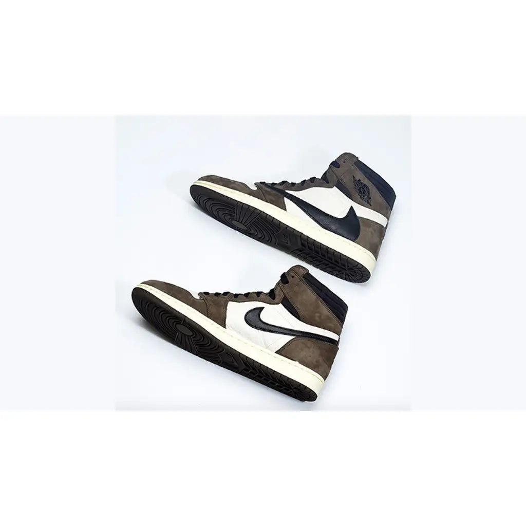 Travis Scott x Air Jordan 1 "Mocha" Backwards Swoosh | Cactus Jack Trainers