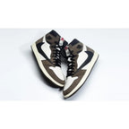 Travis Scott x Air Jordan 1 "Mocha" Backwards Swoosh | Cactus Jack Trainers