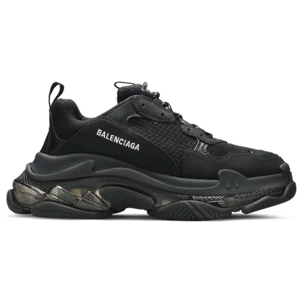 Balenciaga Triple S Sneaker Clear Sole Black | Luxury Designer Trainers