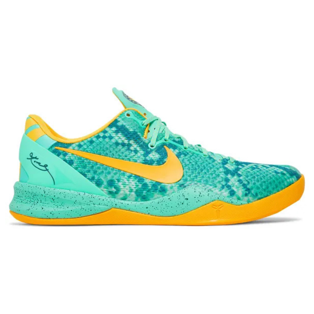 Nike Kobe 8 Green Glow Snakeskin Basketball Trainers