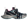 Balenciaga 3XL Mesh & Polyurethane Grey Blue Pink Sneakers | Luxury Trainers UK