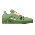 Louis Vuitton LV Trainers Green | Monogram Leather