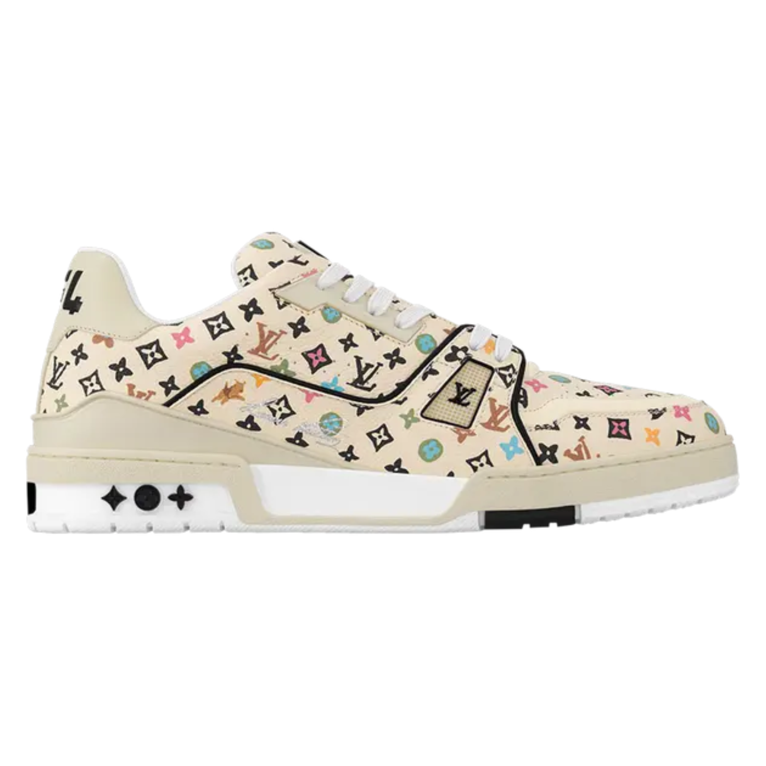 Tyler x Louis Vuitton Trainer Beige | Monogram Sneaker