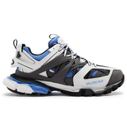 Balenciaga Track Panelled Mesh Sneakers Blue | Luxury Designer Trainers UK