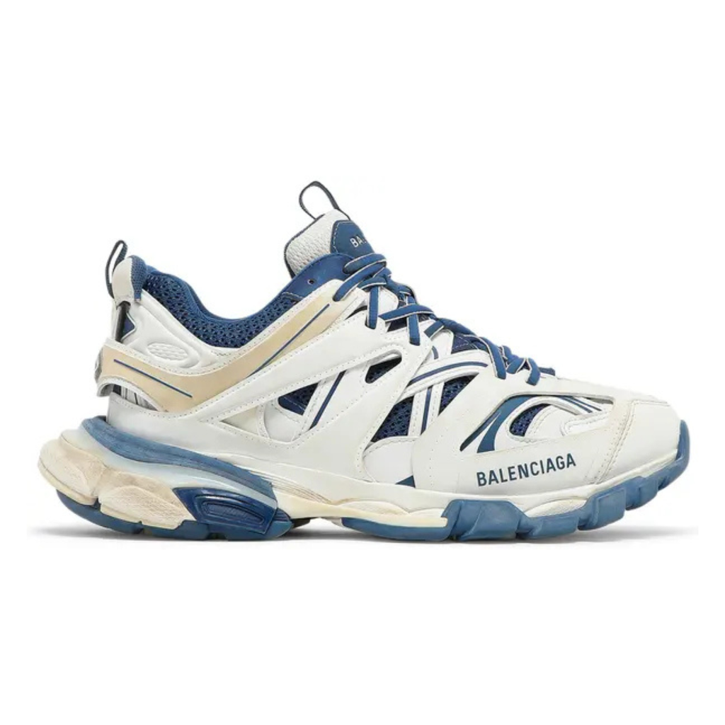 Balenciaga Track White Blue Sneakers | Rare Colour Drop