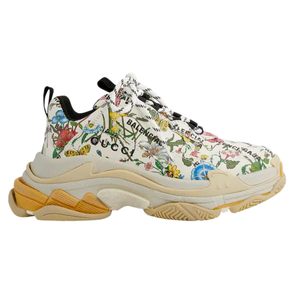 Gucci x Balenciaga Wmns Triple S The Hacker Project Floral | Luxury Trainers