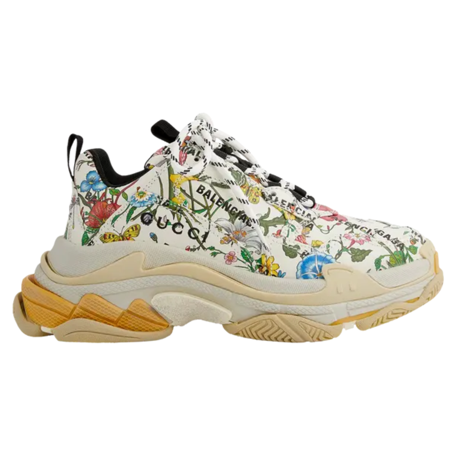 Gucci x Balenciaga Wmns Triple S The Hacker Project Floral | Luxury Trainers