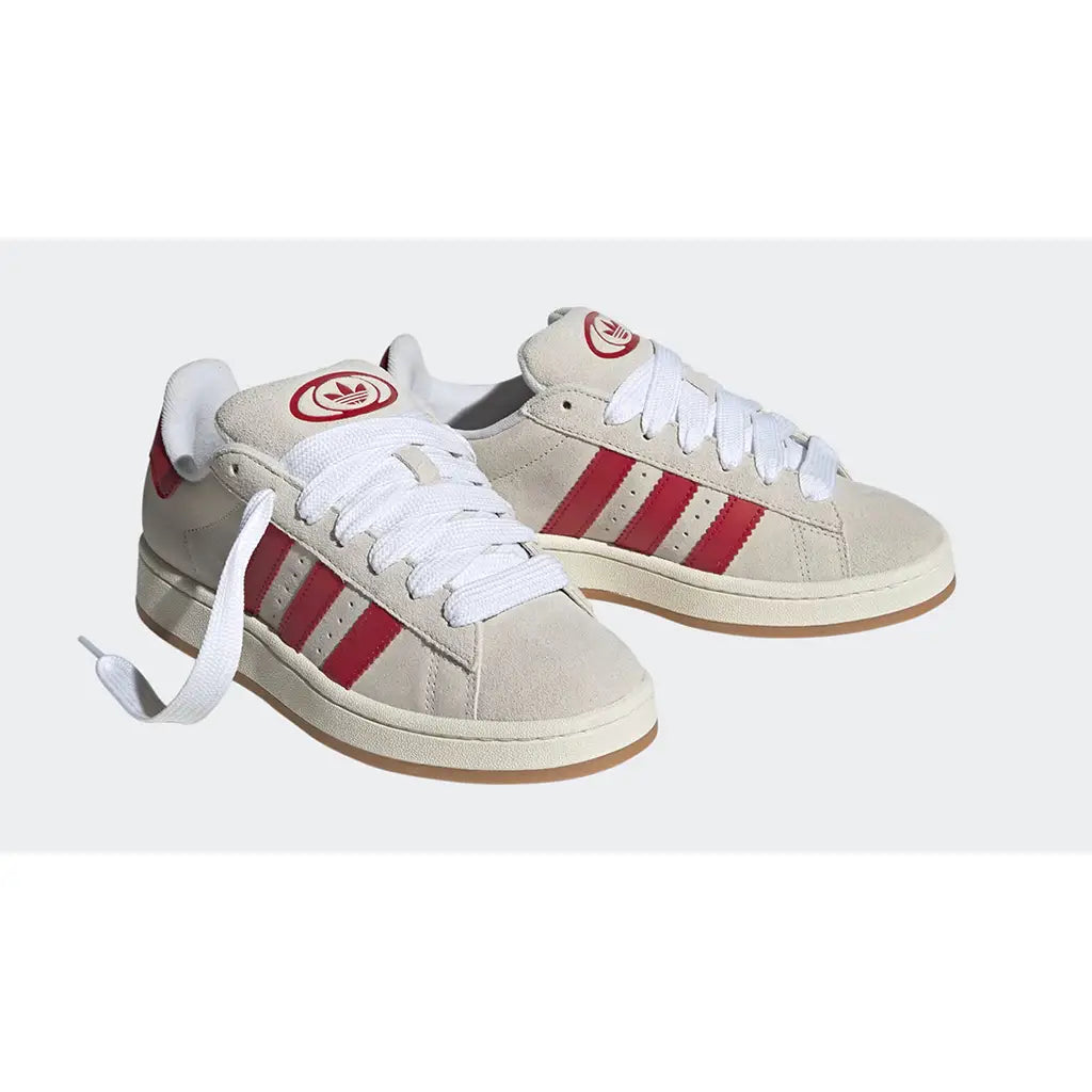 Adidas Campus 00s Sneakers – White / Better Scarlet