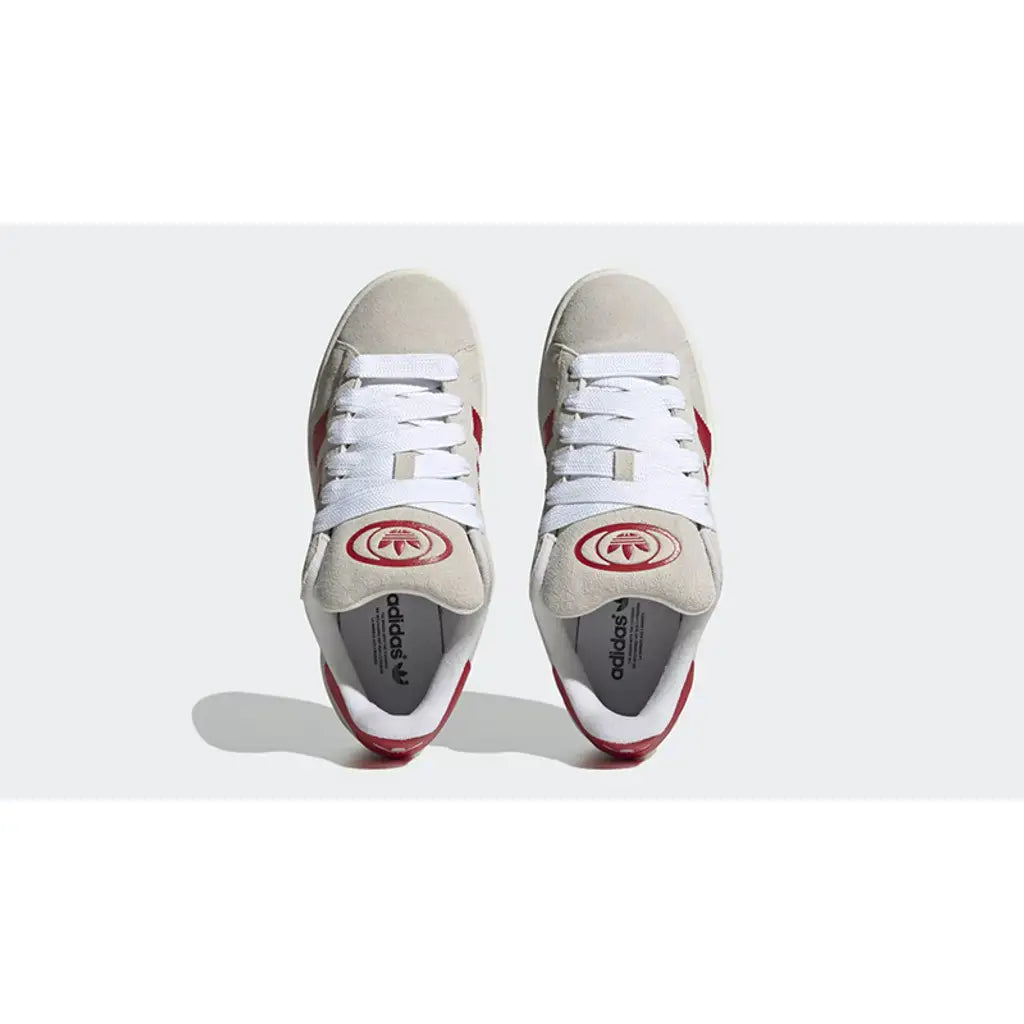Adidas Campus 00s Sneakers – White / Better Scarlet