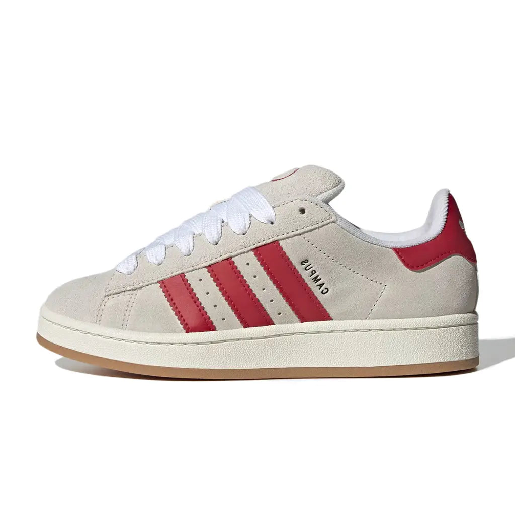 Adidas Campus 00s Sneakers – White / Better Scarlet