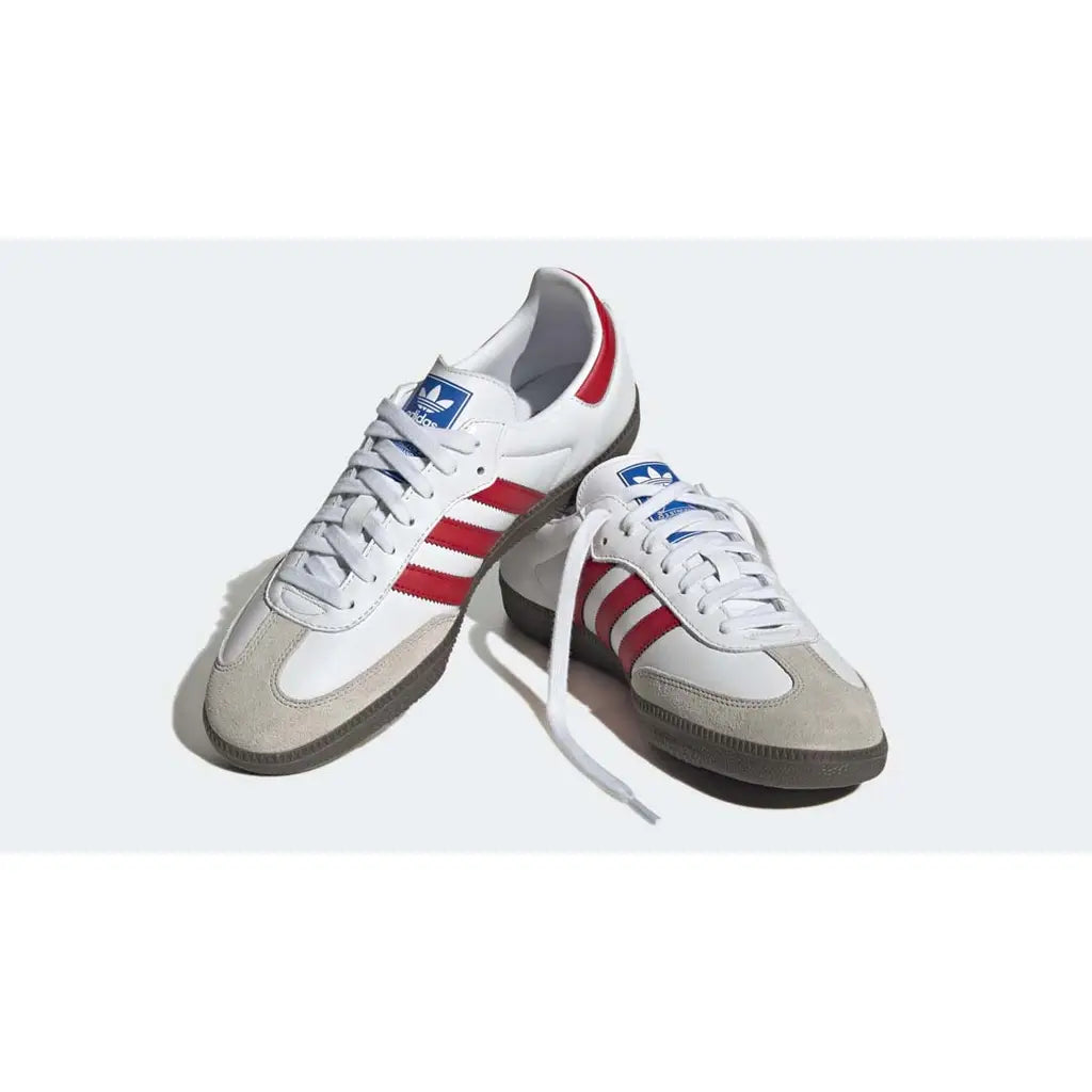 Adidas Samba OG Sneakers – White / Better Scarlet
