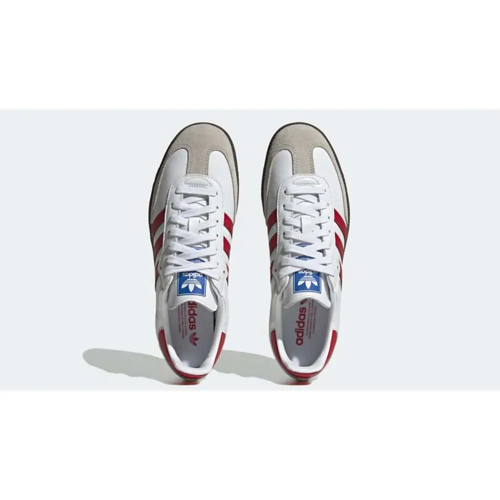Adidas Samba OG Sneakers – White / Better Scarlet