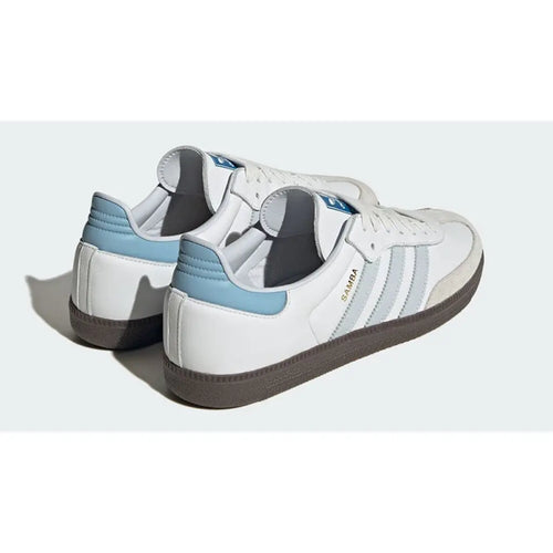 Adidas Samba OG Sneakers – White / Blue / Gum