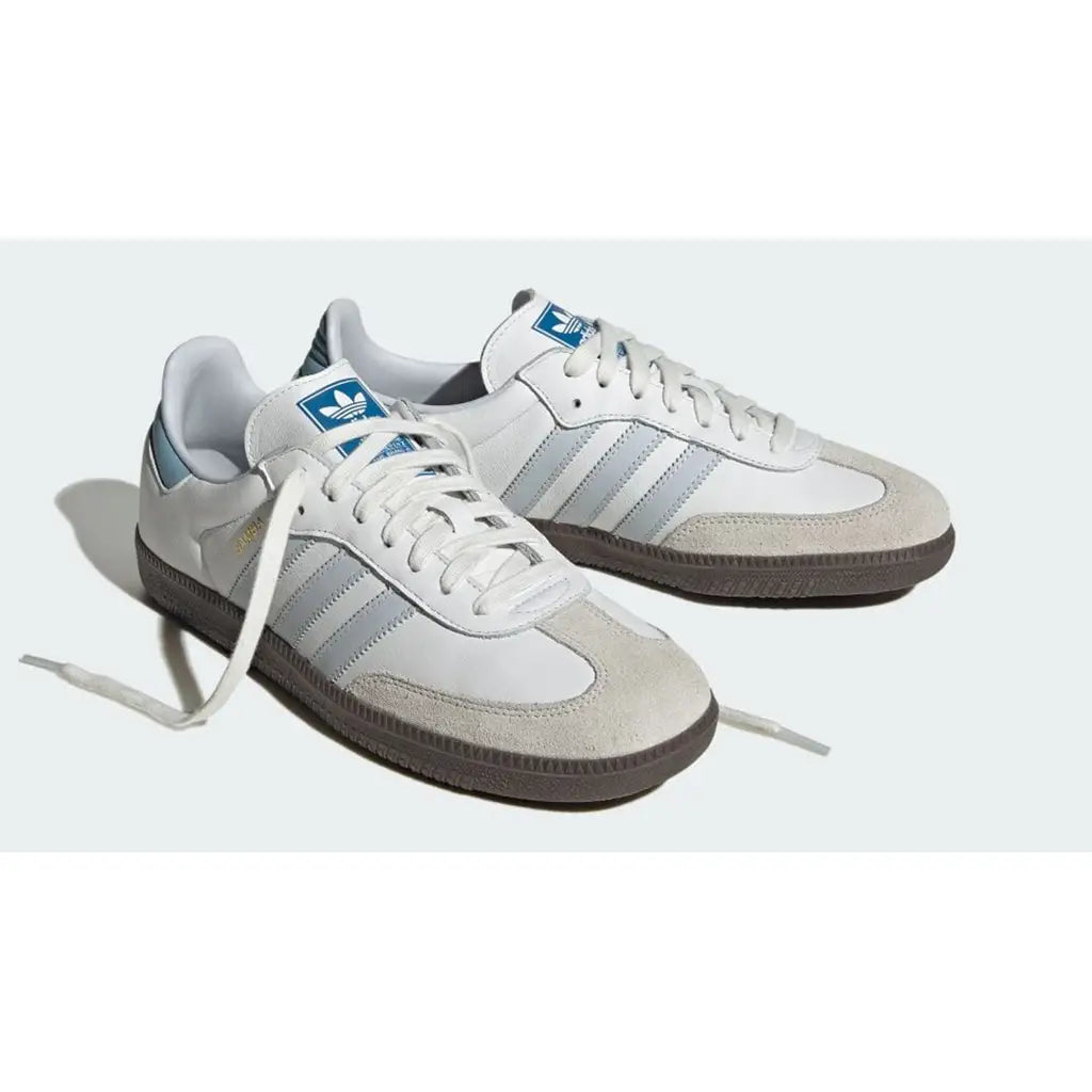 Adidas Samba OG Sneakers – White / Blue / Gum