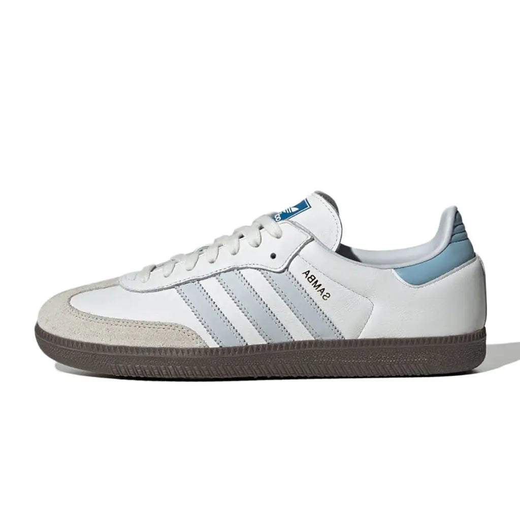 Adidas Samba OG Sneakers – White / Blue / Gum