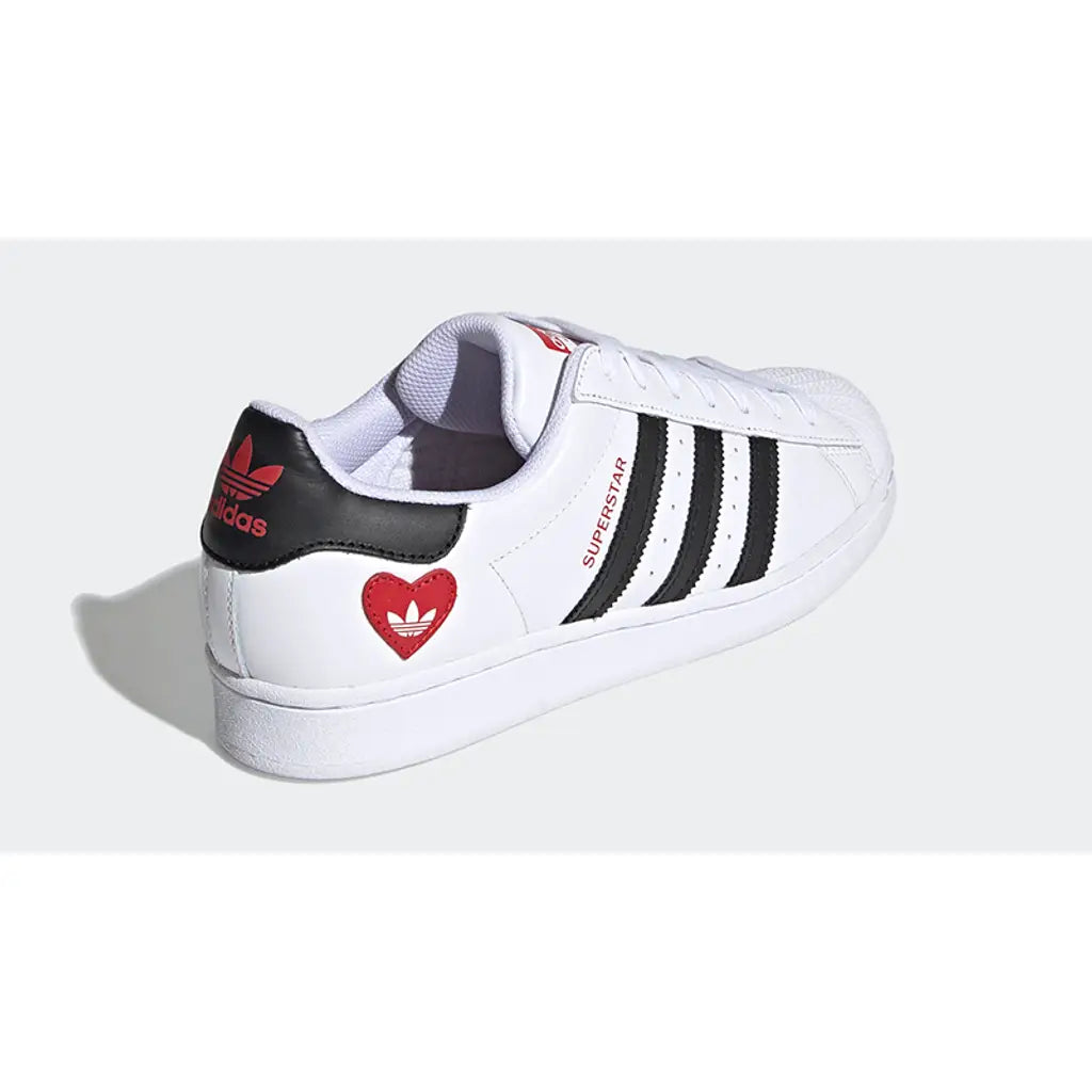 adidas Superstar Valentine's Day White Black